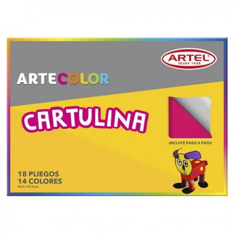 ESTUCHE DE CARTULINA ARTEL 26 x 37 Cms 18 Pliegos ( CM )