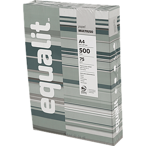 RESMA PAPEL FOTOCOPIA A4 EQUALIT 75Grs. 500Hjs.