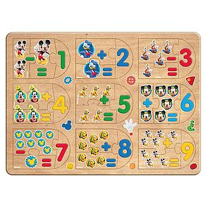 JUEGO ENCAJE NUMEROS SUMAS Y RESTAS MICKEY TOYNG +3 ADM-1910-MI