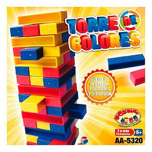JUEGO TORRE DE COLORES 45 PIEZAS 6+ AA-5320 