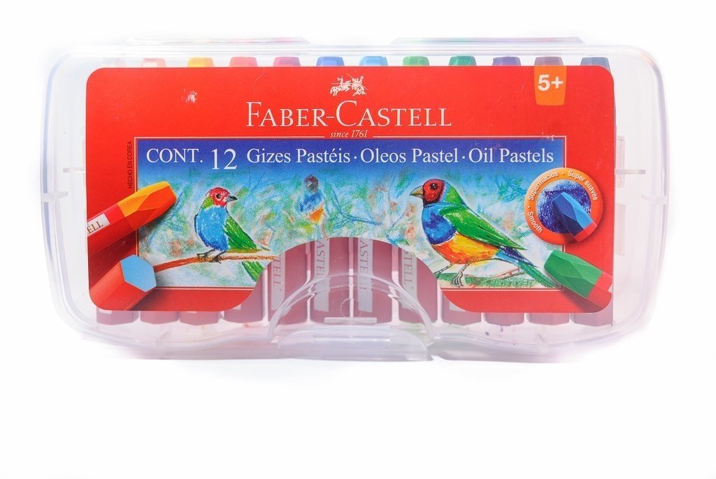 LAPIZ FABER OLEO PASTEL  12 COLORES