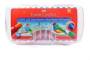 LAPIZ FABER OLEO PASTEL  12 COLORES
