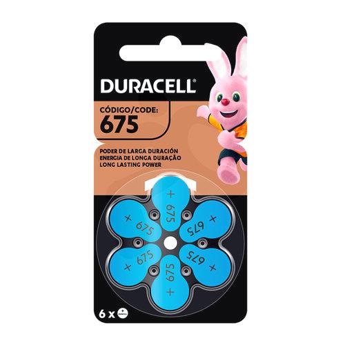 PILAS DURACELL N675 HEARING AID 1.45V PACK 6