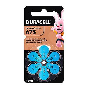 PILAS DURACELL N675 HEARING AID 1.45V PACK 6
