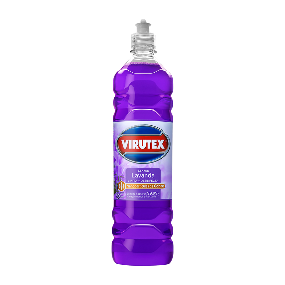 ANTIBACTERIAL VIRUTEX NANOPARTICULAS COBRE 900 ML LAVANDA