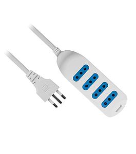 ALARGADOR MULTIPLE PHILCO 4 ENCHUFES 1.5MTS BLANCO