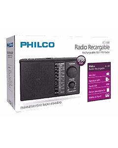 RADIO PORTATIL PHILCO IC-18R RECARGABLE SD/USB/AM/FM