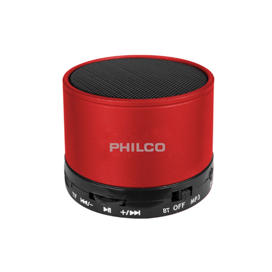 PARLANTE PORTATIL PHILCO P295R USB/FM/BT/MICRO SD ROJO