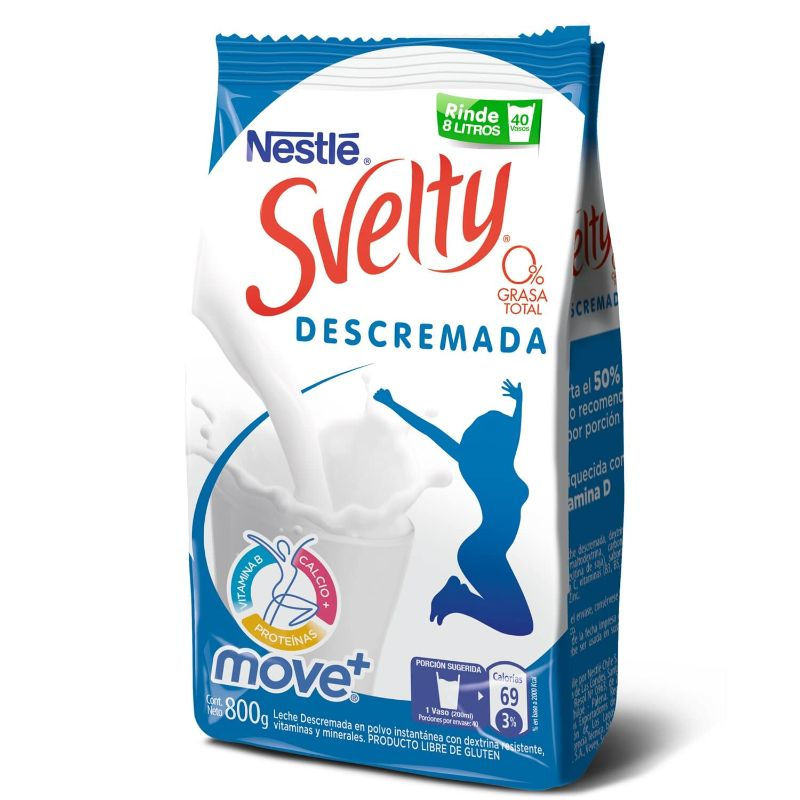 LECHE SVELTY DESCREMADA 800 GRS