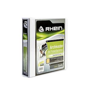 ARCHIVADOR DE PRESENTACION RHEIN 2 ANILLOS 2´´ 500 HJS 
