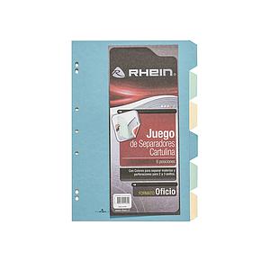 SEPARADOR RHEIN OFICIO 6 POS. (30 x caja)  