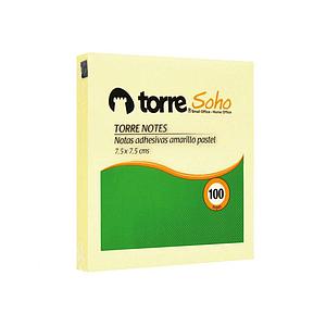 TACO NOTES TORRE ADHESIVAS AMARILLO 7,6 X 7,6 CMS ( CM )