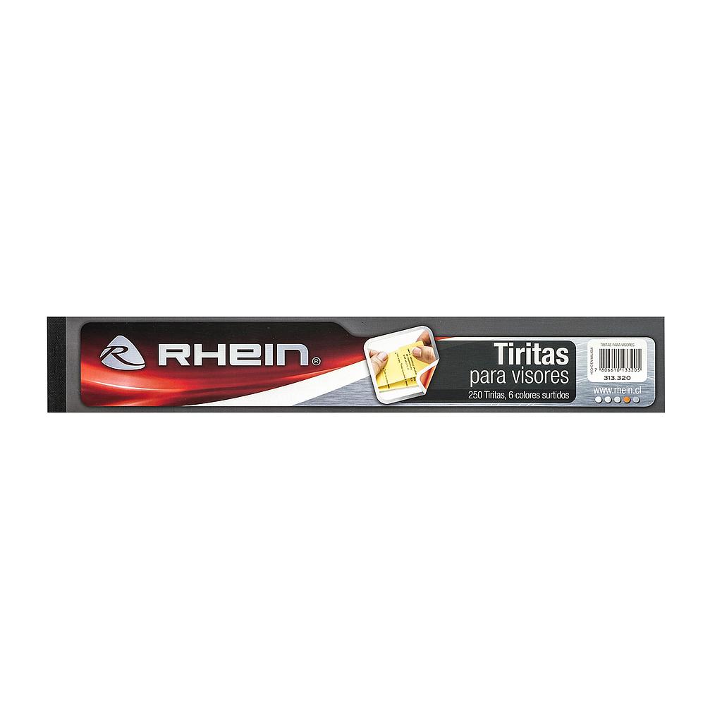TIRITAS PARA VISORES RHEIN 250 UNID. 