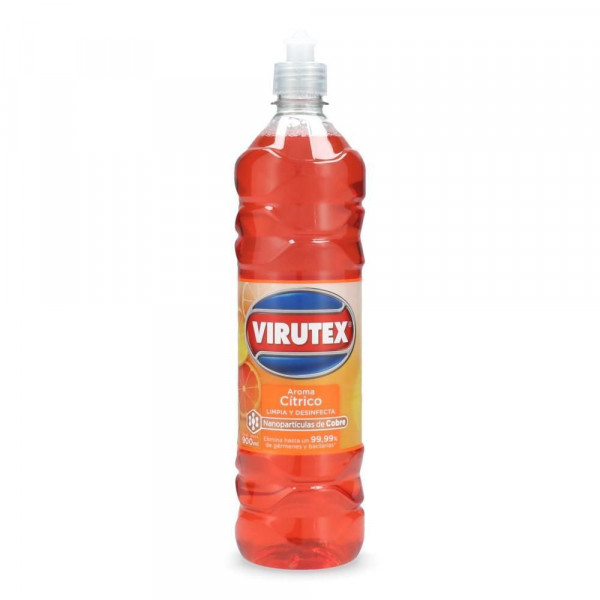 ANTIBACTERIAL VIRUTEX NANOPARTICULAS COBRE 900 ML CITRICO