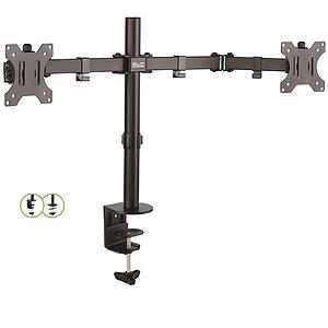 SOPORTE DOBLE MONITOR KLIP XTREME 13-32" MAX 8KG KPM-310