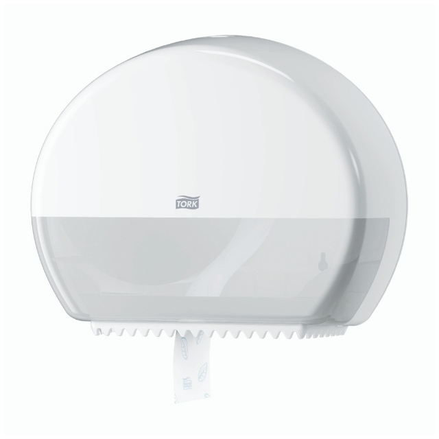 DISPENSADOR MINI JUMBO HIGIENICO TORK ELEVATION BLANCO ( PARA ROLLO T2)