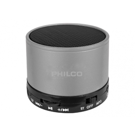 PARLANTE PORTATIL PHILCO P295P USB/FM/BT/MICRO SD SILVER