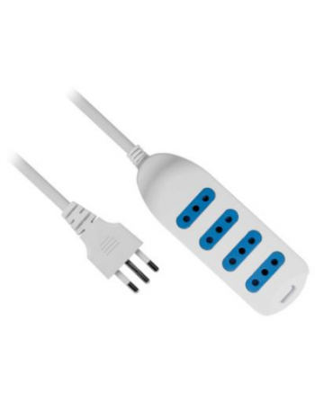 ALARGADOR MULTIPLE PHILCO 4 ENCHUFES 3MTS BLANCO