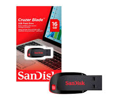 PENDRIVE SANDISK 16GB  BLADE USB 2.0 SDCZ50-016G-B35S