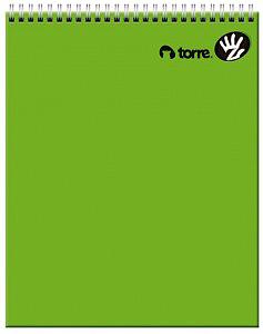CUADERNO TORRE UNIV. CLASICO 7mm 100 Hjs PARA ZURDOS