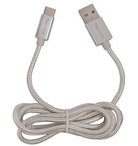 CABLE REFORZADO USB-A TIPO-C TECMASTER 1 MT TM-CB-M10
