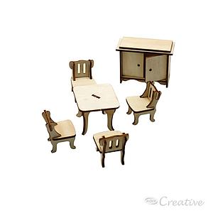 MUEBLE MINIATURA ARMABLE COMEDOR (002) ADIX ( DESC. )