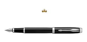 PLUMA PARKER ESTILOGRAFICA T.AZUL IM BLACK CT M (1931651)