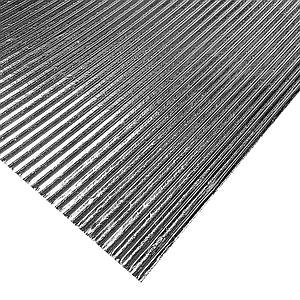 CARTON MICRO CORRUGADO 300GRS. 50X70 CM. PLATA