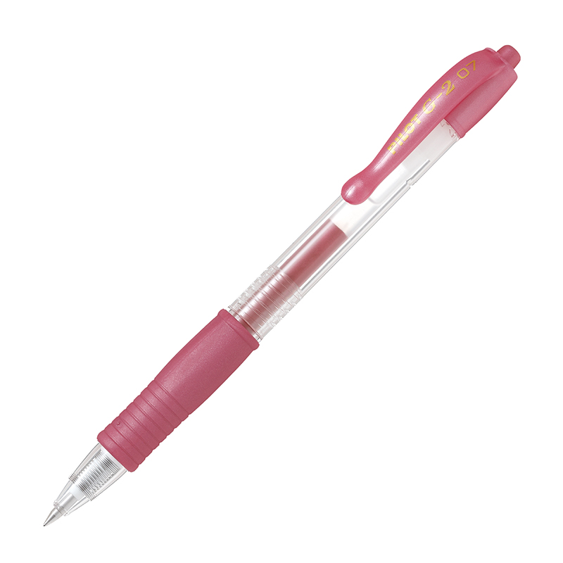 LAPIZ TINTA PILOT G-2 0.7 ROSADO METALICO ( DESC. )