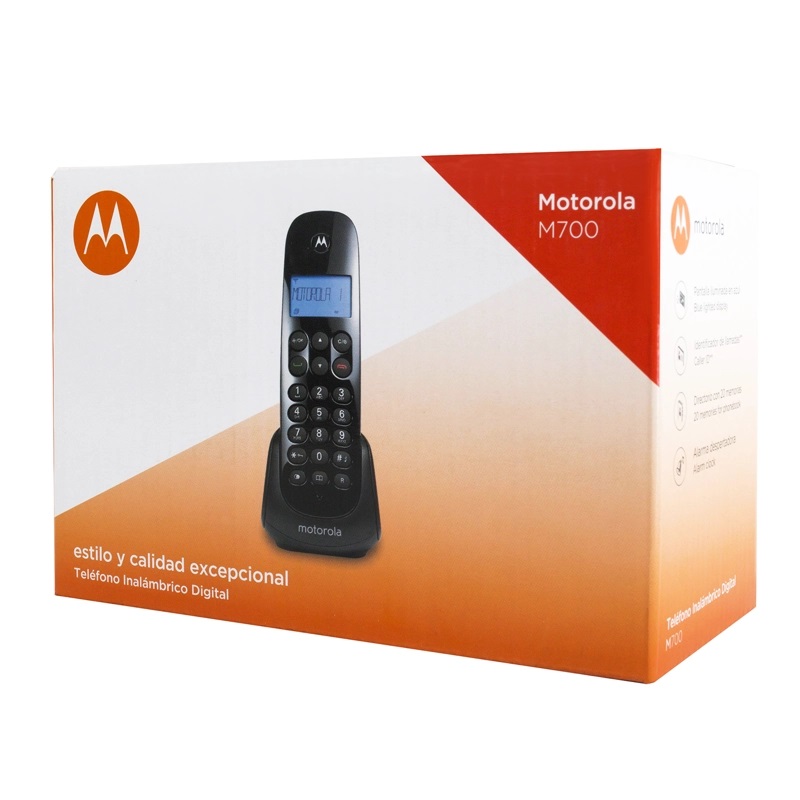 TELEFONO INALAMBRICO DIGITAL MOTOROLA M700 NEGRO