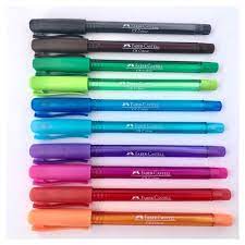 LAPIZ PASTA FABER 10 COLORES