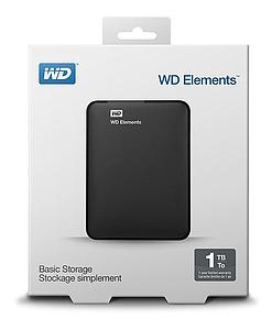 DISCO DURO EXTERNO WESTERN DIGITAL ELEMENTS 1TB USB 3.0