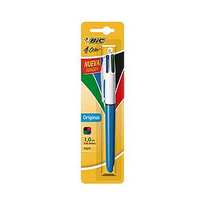 LAPIZ PASTA BIC 4 COLORES ORIGINAL 1.0 mm
