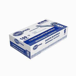 CAJA GUANTE NITRILO VIRUTEX AZUL S/POLVO (M)