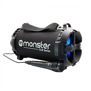 BAZOOKA KARAOKE MONSTER BK518X USB/FM/SD/AUX/BT C/MIC 15W RMS 