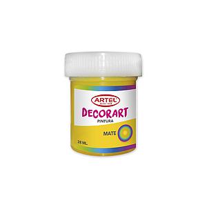 PINTURA DECORART ARTEL 28 ml AMARILLO OCRE N° 73