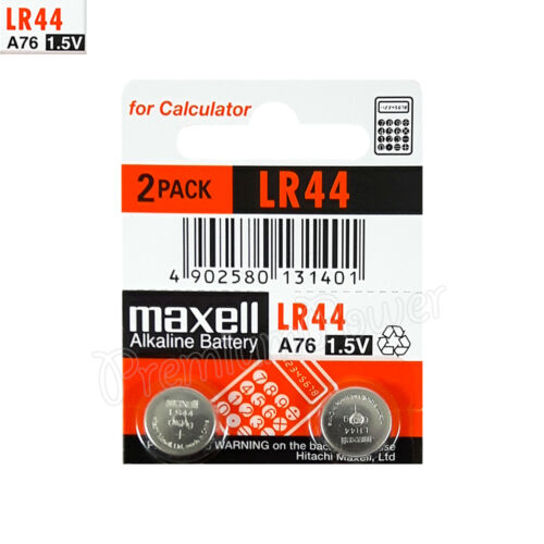 PILAS MAXELL X2 LR44 A76 1.5V