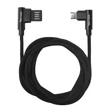 CABLE USB A MICRO USB TECMASTER 90° NEGRO TM-CB-MU90BK