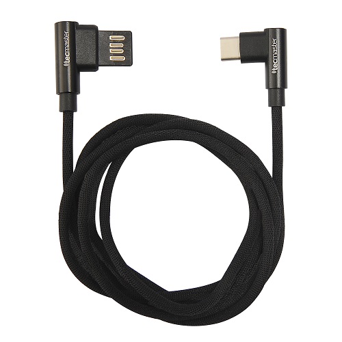 CABLE USB A TIPO-C TECMASTER NEGRO TM-CB-TC90BK