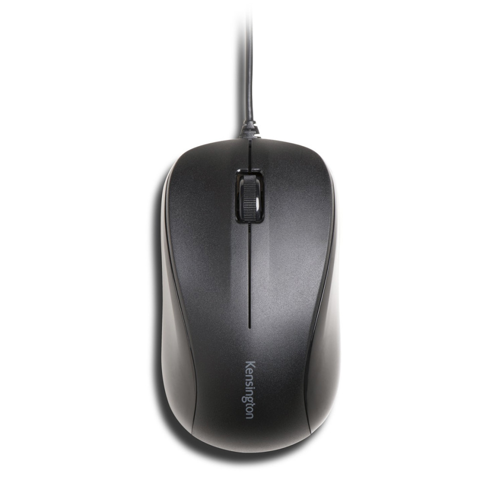 MOUSE KENSINGTON 3 BOTONES CON CABLE USB NEGRO K72110WW ( CM )