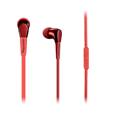 AUDIFONO PIONEER MANOS LIBRES 1.2MT ROJO SE-CL722T-R