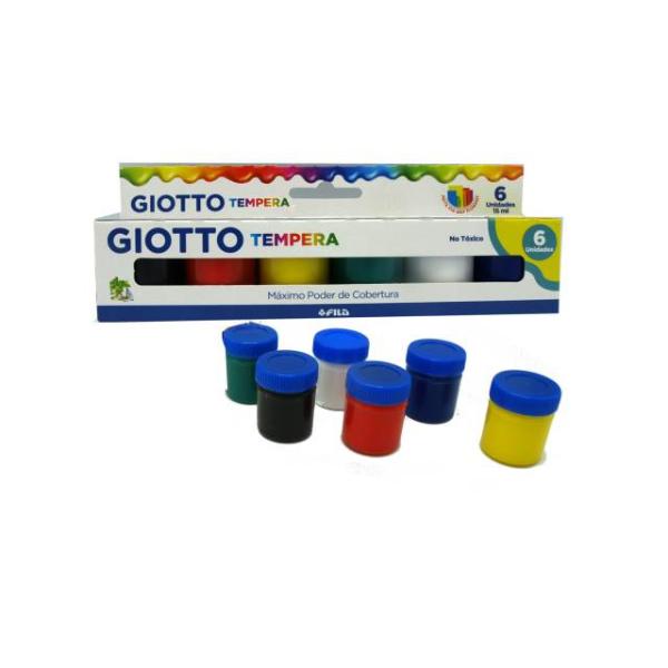 TEMPERA GIOTTO 6 COLORES