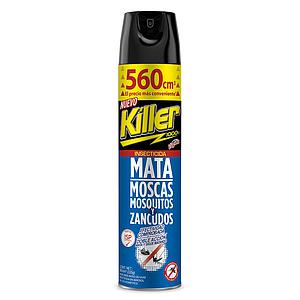 INSECTICIDA KILLER 560 cc MATA MOSCAS MOSQUITOS Y ZANCUDOS