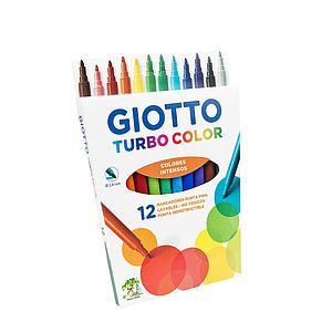 MARCADOR GIOTTO TURBOCOLOR 12 COLORES 
