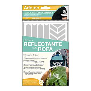 ETIQUETAS ADETEC REFLECTANTES PARA ROPA 