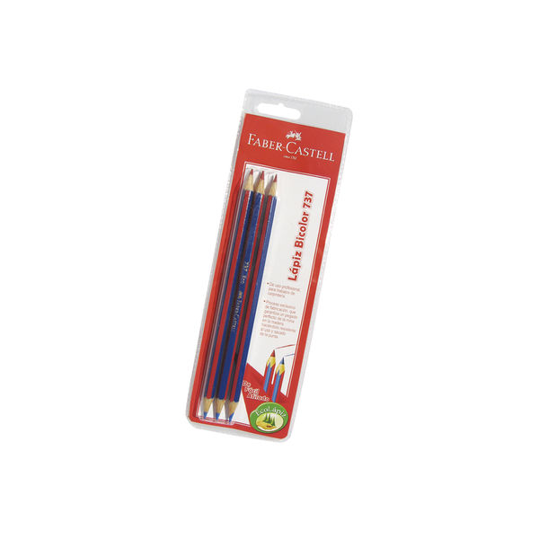 SET LAPIZ BICOLOR FABER 3 UNID.
