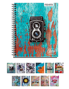 CUADERNO PROARTE UNIV. 7mm 100 Hjs TED/ED VINTAGE MAT.