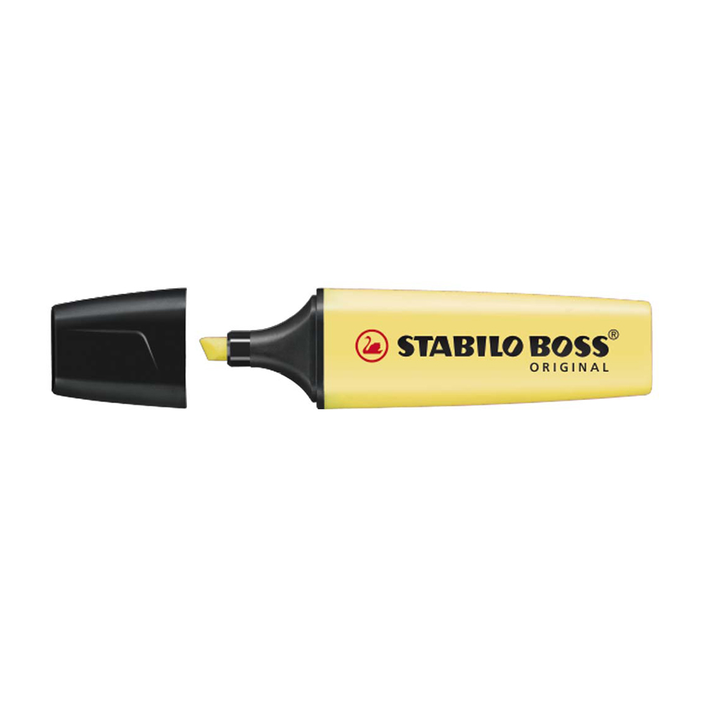DESTACADOR STABILO BOSS PASTEL AMARILLO 70/144 