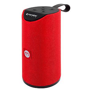 PARLANTE MONSTER BT/FM/MicroSD/AUX/MIC ROJO P450R