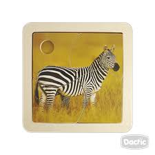 PUZZLE DACTIC ZEBRA MADERA (D302032)